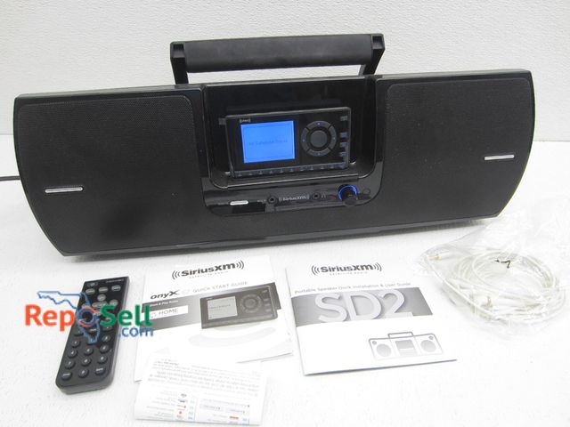 Lot 31-2160 - Sirius Radio With Remote # SXSD2 - Power On