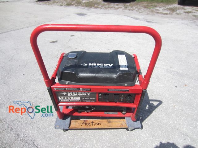 Lot 31-6507 - Husky 5000/6250 Watt Gas Generator, Powered On, Ran When Tested