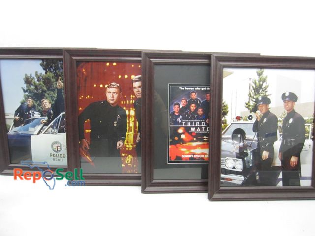 Lot 31-9495 - (3) Adam 12 &amp; (1) Third Watch Framed Posters 19 x 24