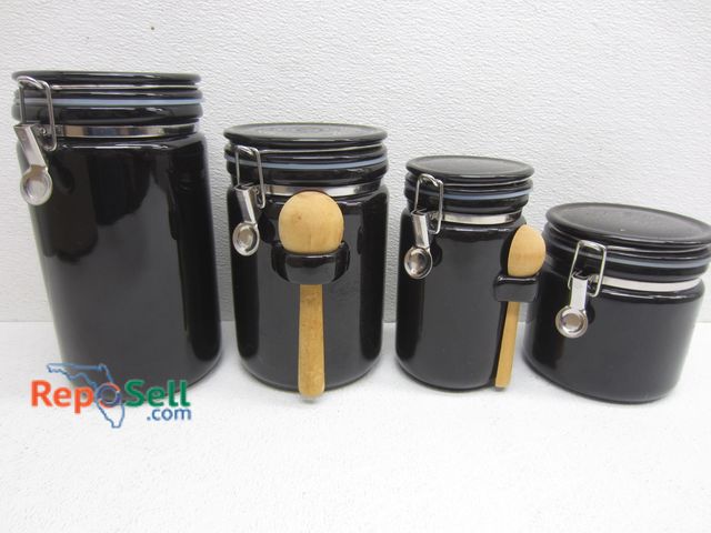 Lot 31-5258 - Set Of (4) Sealing Canisters