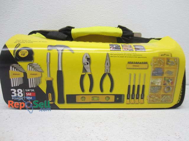 Lot 31-7070 - Stanley 38 pc. SAE/metric 1/4" drive tool kit #STMT74101, appears new in case