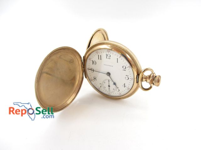 Lot 31-6014 - Waltham Traveler 1901 7J Pocket Watch, Model 1899, Movement Serial 10726476