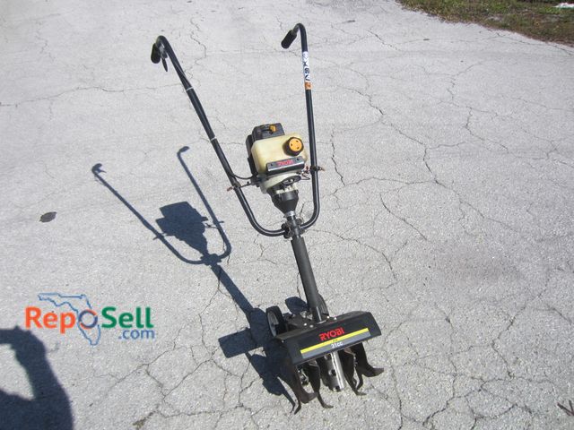 Reposell.com - Lot 31-4235 - Ryobi Gas Model 410R 31cc Rototiller, Runs