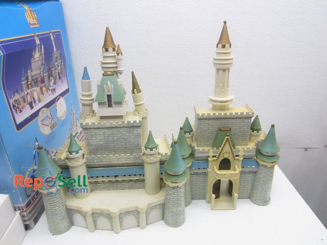 Lot 31-9226 - Disney Theme Park - Cinderella Castle Play Set w/Parts &amp; Accessories. Some Box Damage.