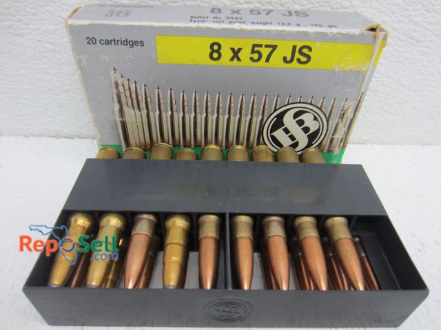 Lot 31-6219 - (19) Rnds 8mmx57 &amp; (10) Rnds 7mmx57