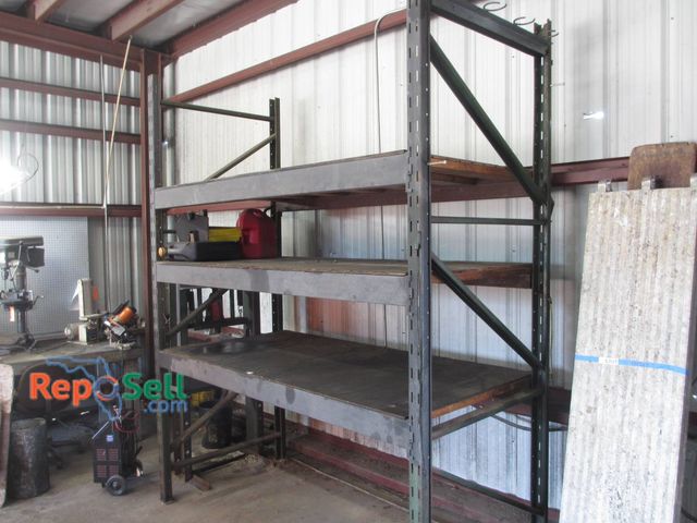 Lot 31-1308 - Pallet rack featuring 89-inch width beams paired with 120-inch high by 44-inch deep uprights. Manufa...