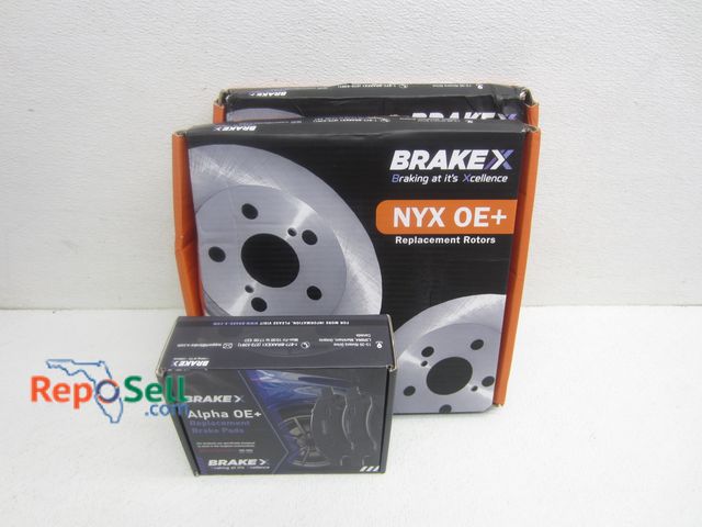 Lot 31-6516 - (2) Brake Rotors (NYX OE+) &amp; Pads (Alpha OE+) - #BRX-ADV-55080