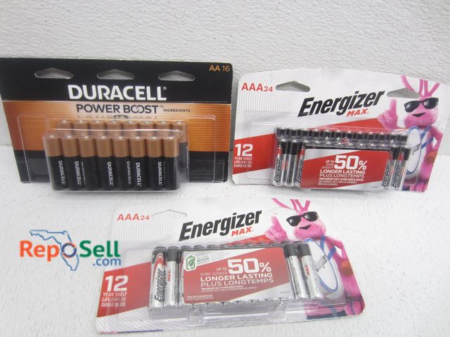 Lot 31-7135 - Duracell &amp; Energizer Batteries: (16) AA, 2021, (48 total) AAA, 2023