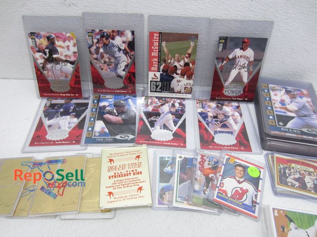 Lot 31-5247 - Lot of Baseball Cards: (5) 23KT Cards, (27) Jumbo &amp; Assorted Rookie Cards, etc.