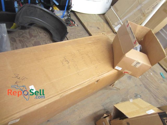 Lot 31-1142 - New EZ Go Seat Pad and Arm Rest, White, Champagne Seat Pod, Part Number BP-0040W, In Original Packag...