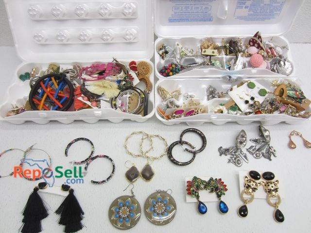 Lot 31-4051 - Over (150) Pairs Earrings - Preowned, Different Styles And Materials
