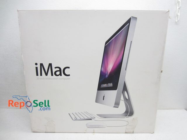 Lot 31-9370 - iMac 20" widescreen computer with keyboard &amp; mouse, for parts or repair, did not power on