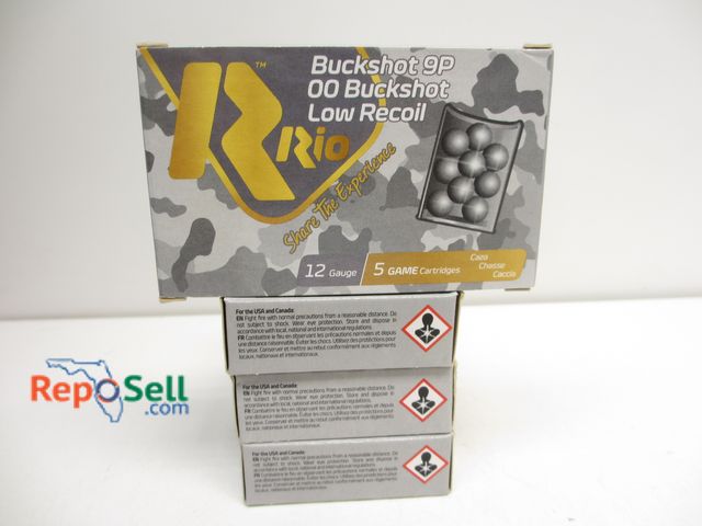 Lot 31-4305 - (20) Rnds Rio 12ga Buckshot 2 3/4 9P 00 Buck