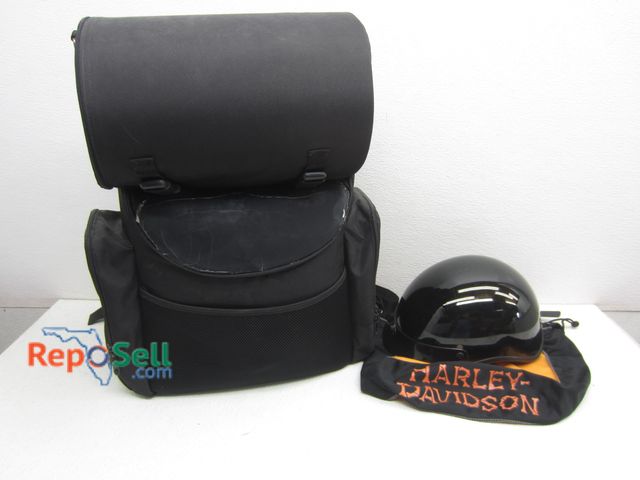 Lot 31-6212 - Motorcycle Travel Backpack and Fulmer Trooper Motorcycle Helmet