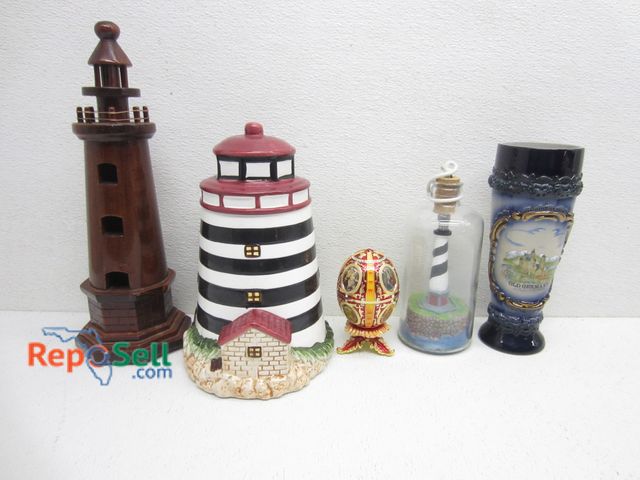 Lot 31-9315 - Estate Lot: Lighthouses, Ornate Egg etc
