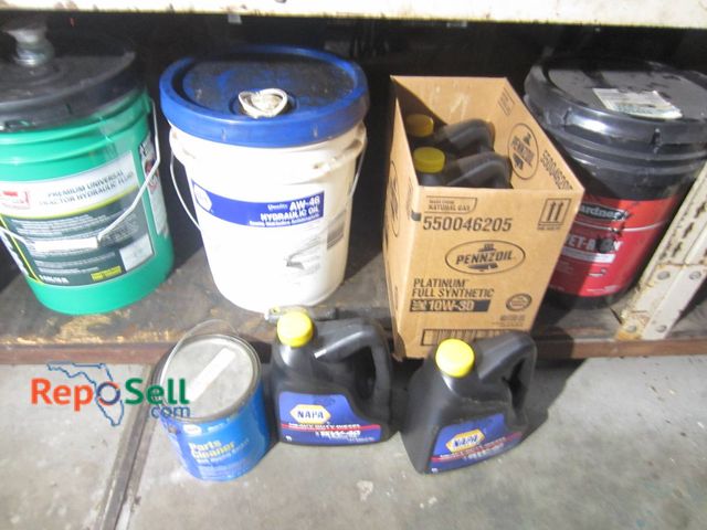 Lot 31-1295 - Various Automotive And Industrial Products Such As NAPA Heavy Duty Diesel Engine Oil (15W-40), Parts...