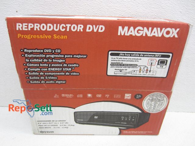 Lot 31-5336 - Magnavox VHS Player #MDV2100 - Never Used