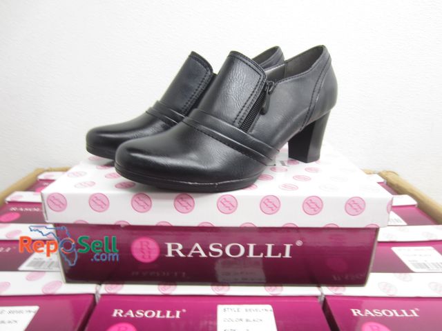 Lot 31-8153 - (18) Black Rassoli Womens Shoes, Size 6-10, Style - Evelyn - Appear New