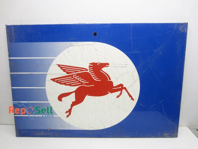 Lot 31-7432 - Mobil Gas Metal Sign, 36.5x24.5"