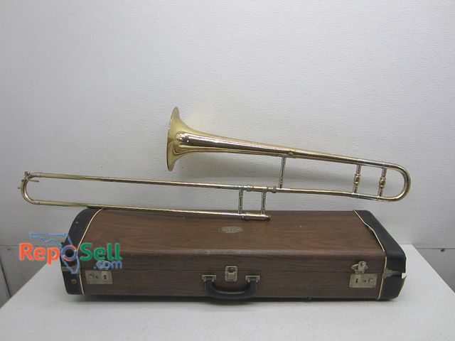 Lot 31-2376 - Cleveland Superior Trombone with Case - Missing mouth piece