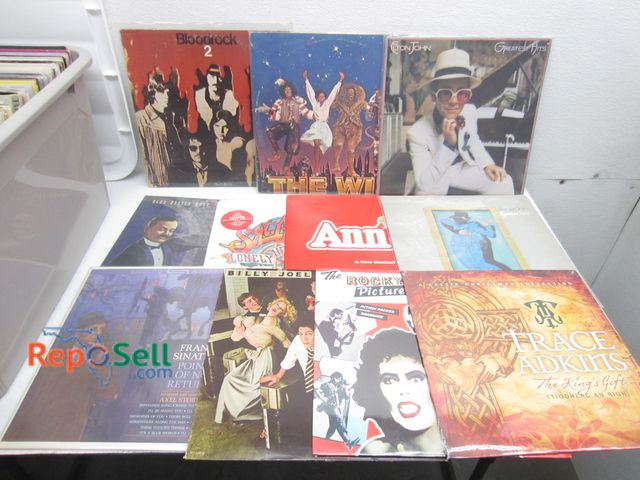 Lot 31-8443 - Approx (104) Vintage Vinyl Records: Elton John, Frank Sinatra, Steely Dan etc