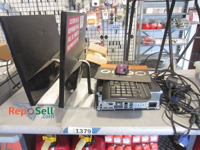 Lot 31-1379 - An HP ProDesk 600 G3 SFF Business PC Featuring An Intel Core i5 Processor, Two Monitors (One Dell An...