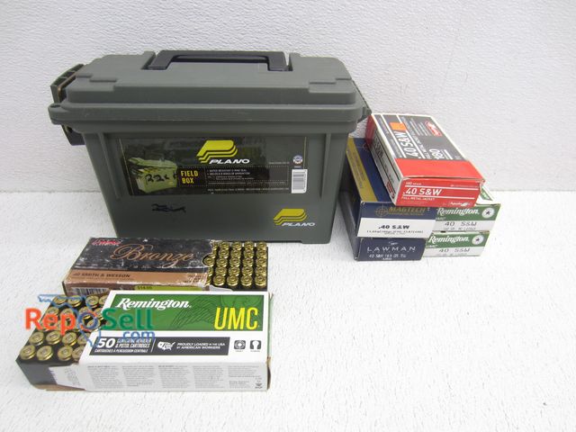 Lot 31-6324 - Approx (350) rds 40 S&amp;W And Ammo Can