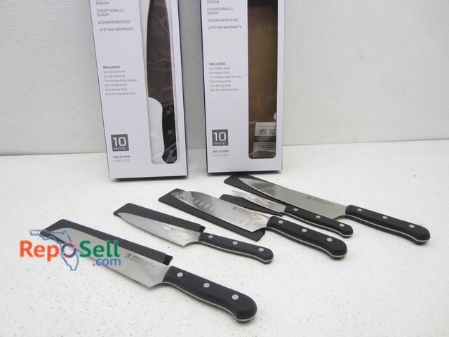 Lot 31-2214 - (2) New 10pc Henckels Knife Sets
