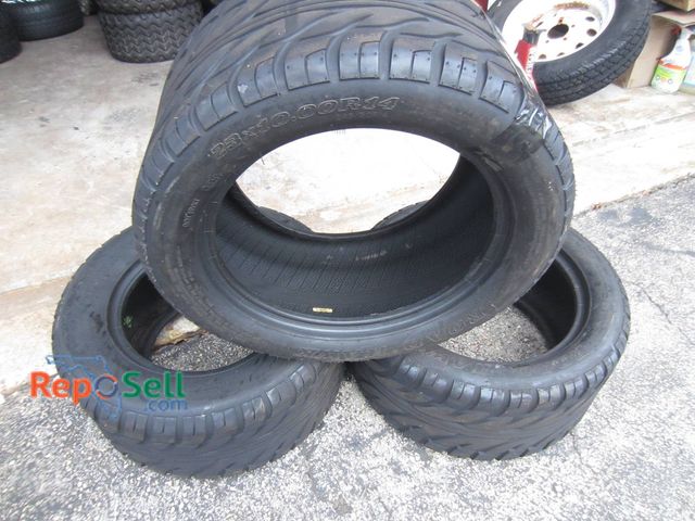 Lot 31-1258 - 3 New RHOX Road Hawk Tires, (2) are 23x10.00R14, Radial, For Golf Carts
