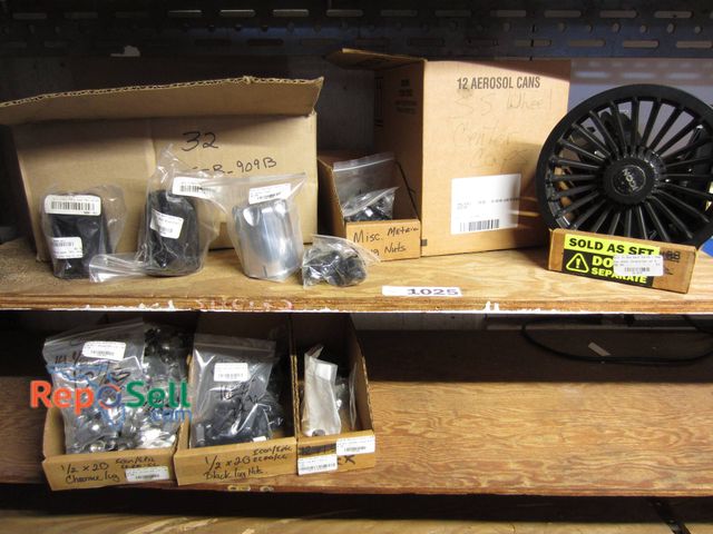 Lot 31-1025 - New Golf Cart Lug Nuts, Wheel Covers, Center Caps, Metric and Chrome, RHOX, Icon, SS