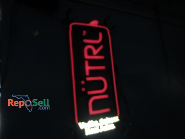 Lot 31-2035 - NUTRL Light Up Sign, 21"L - Powers On - BUYER MUST REMOVE/BRING TOOLS