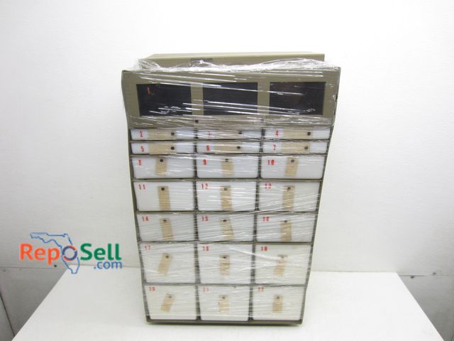 Lot 31-3385 - Military 22 Drawer Insert Cabinet for Medical Instruments and Supply Set Chest