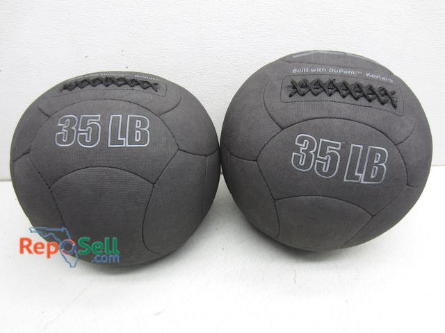 Lot 31-6254 - (2) XD Kevlar Weight Balls, 35lbs Each
