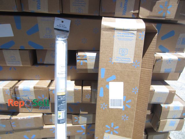 Lot 31-3150 - (149 approx) Light Filtering Tear-To-Fit Roller Shades- White, 25"W to 37.25" W