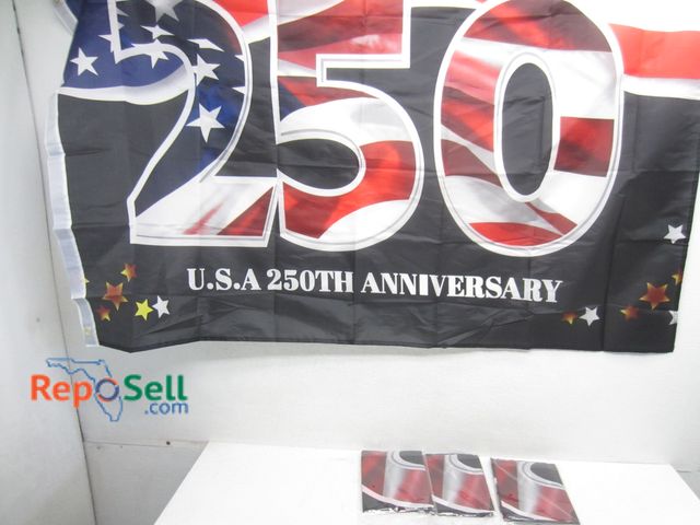 Lot 31-6223 - (3) New USA "250" flags, 3'x5'
