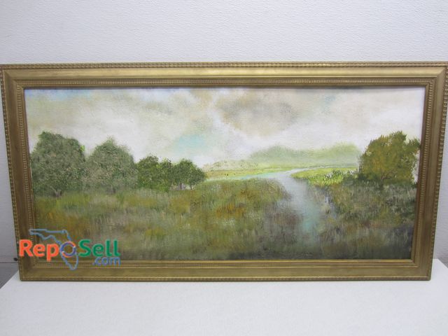 Lot 31-1246 - Acrylic on Canvas by Jim Storer, 44"x22.5"