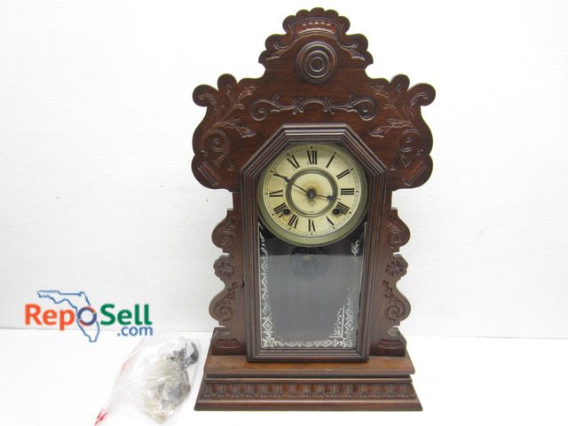 Lot 31-7105 - Vintage Mantle Clock - Consignor States Complete