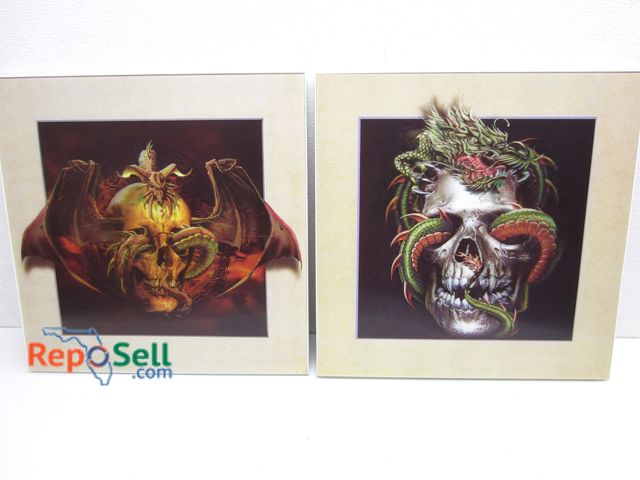 Lot 31-9034 - (2) 3D Art 16"x16"