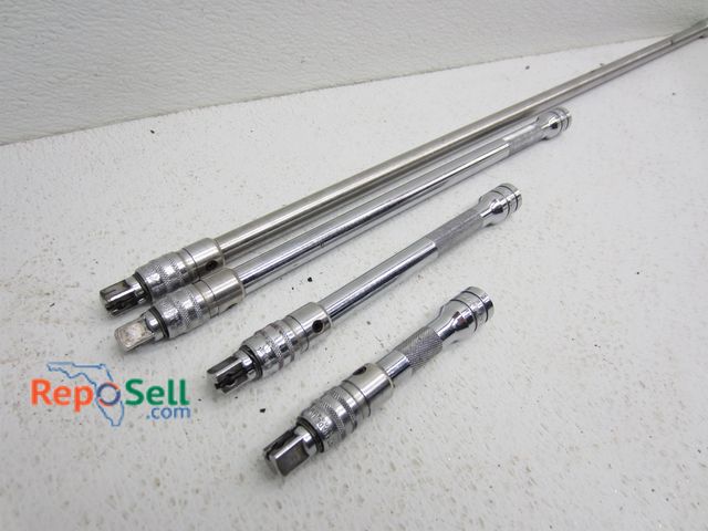 Lot 31-1148 - (4) Snap On Quick Release Extensions, 3/8" Drive