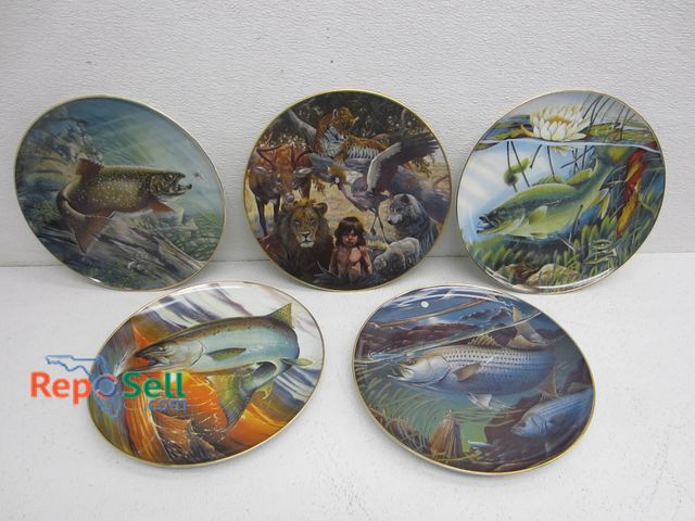 Lot 31-2446 - (5) John Eggert 10.25" Decorative Plates, Includes (4) Proof Plates
