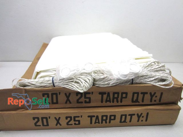 Lot 31-5369 - (2) 20"x25" Tarps