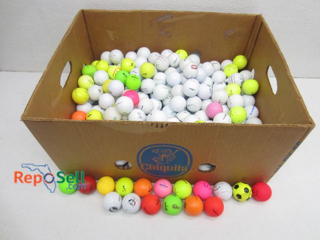 Lot 31-6137 - (300) Used Good Condition Playable Golf Balls: Titleist, Callaway, Kirkland, TaylorMade, Top Flight ...