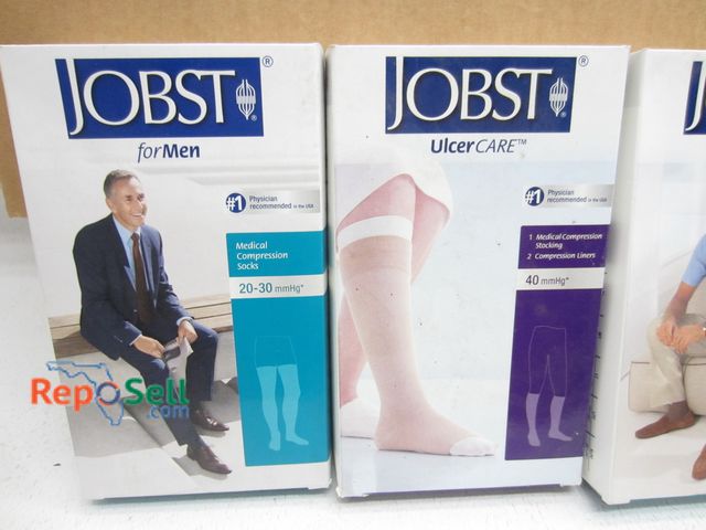Lot 31-1161 - (50) Diabetic Compression Socks, Stockings, Assorted Sizes and Sleeves