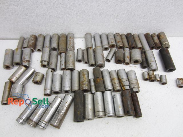 Lot 31-3342 - Socket Lot: Mostly 3/8 Drive Snap On, SK, Craftsman etc