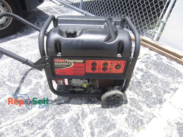 Lot 31-9102 - Power Mate 6250 Gas Generator - Has Compression, Needs (1) Wheel Repaired
