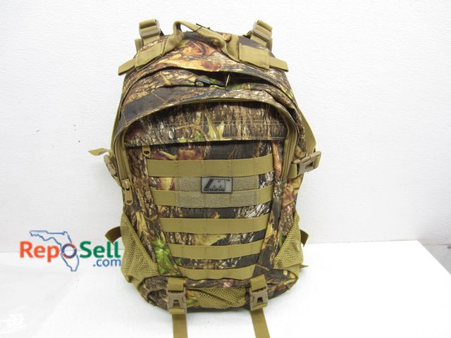 Lot 31-5424 - New Tactical Backpack 28L Leaf Camo