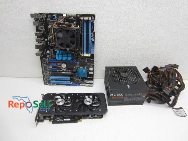 Lot 31-5443 - **Update** 1st Pic has been corrected - Computer Parts &amp; Hardware: EVGA 700B, XFX GIGABYTE &amp;...