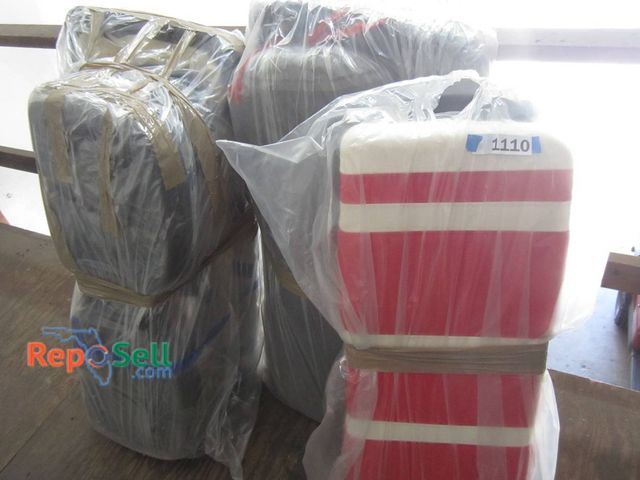 Lot 31-1110 - (4) Sets New Icon Golf Cart Cushion Seats, Includes Red/White And Black/Grey Styles, New Condition I...