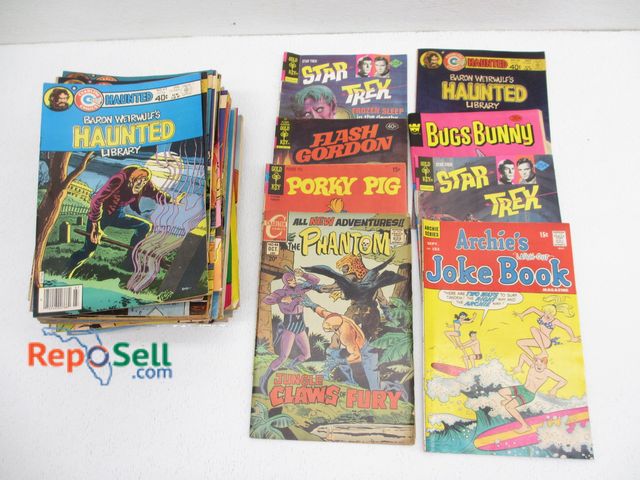 Lot 31-8082 - (66) Comics from the 60s &amp; 70s: Archie, Flash, Star Trek, etc.