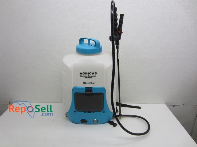 Lot 31-1417 - Agricas 4.2gal Battery Powered Backpack Sprayer (powered on)